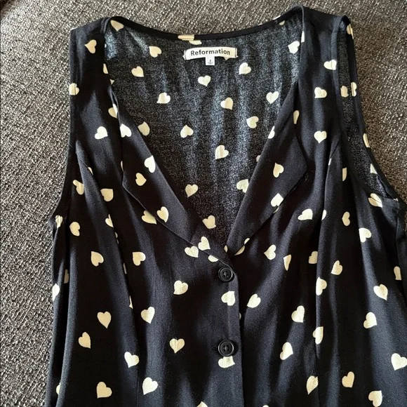 Reformation Rilynn Heart Mini Sleeveless Dress - Picture 4 of 9
